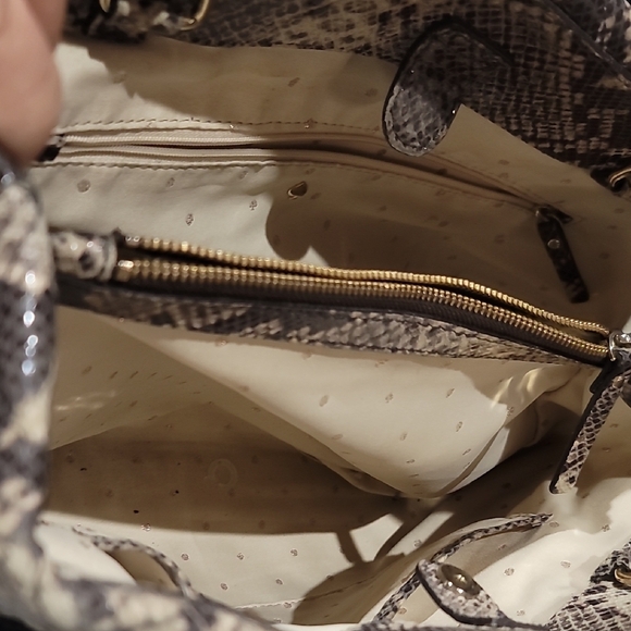 Kate Spade Tan Snake Print Shoulder Bag - Picture 13 of 13
